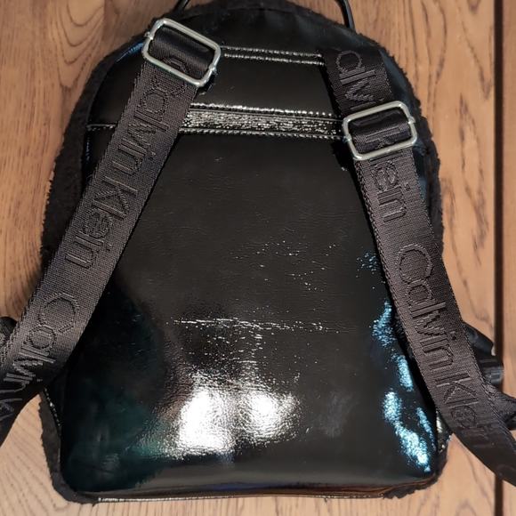 NWT $188 Calvin Klein Estelle Backpack black main image 9